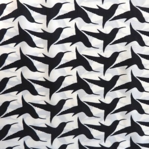 Stitch Fix Pixley Bixby Bird Print Tab Sleeve Blouse